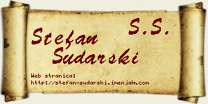 Stefan Sudarski vizit kartica